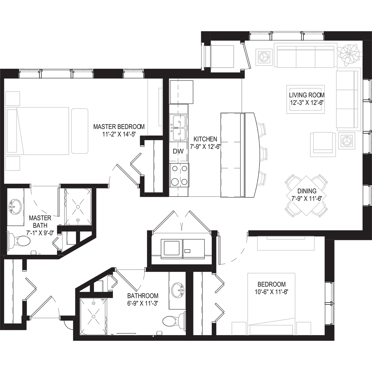 highland park snelling floor plan