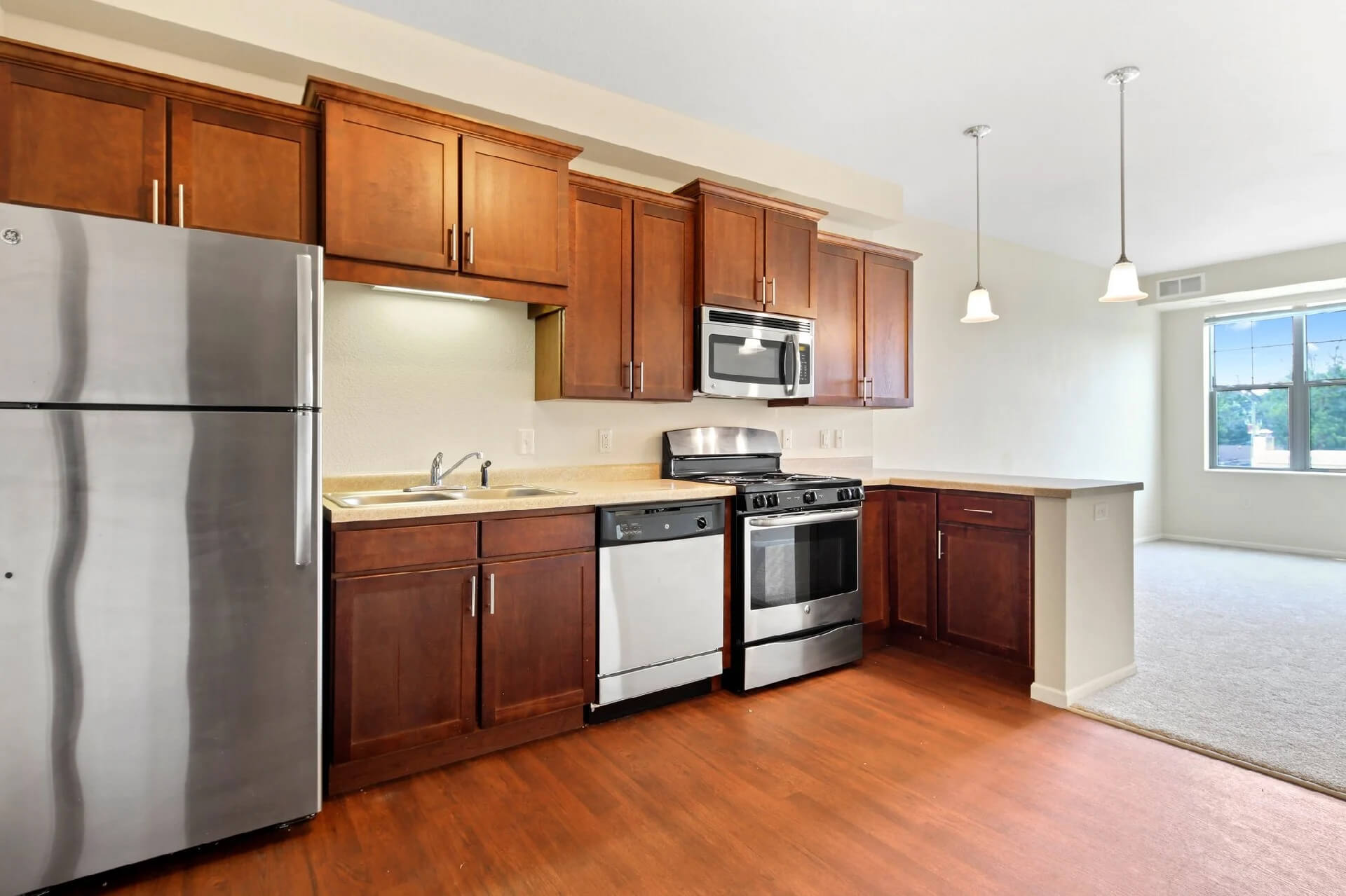 a highland park unit kitchen