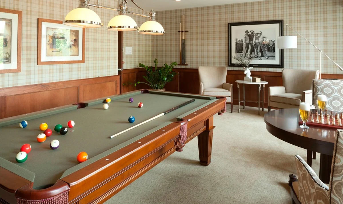 the waters of edina pool table