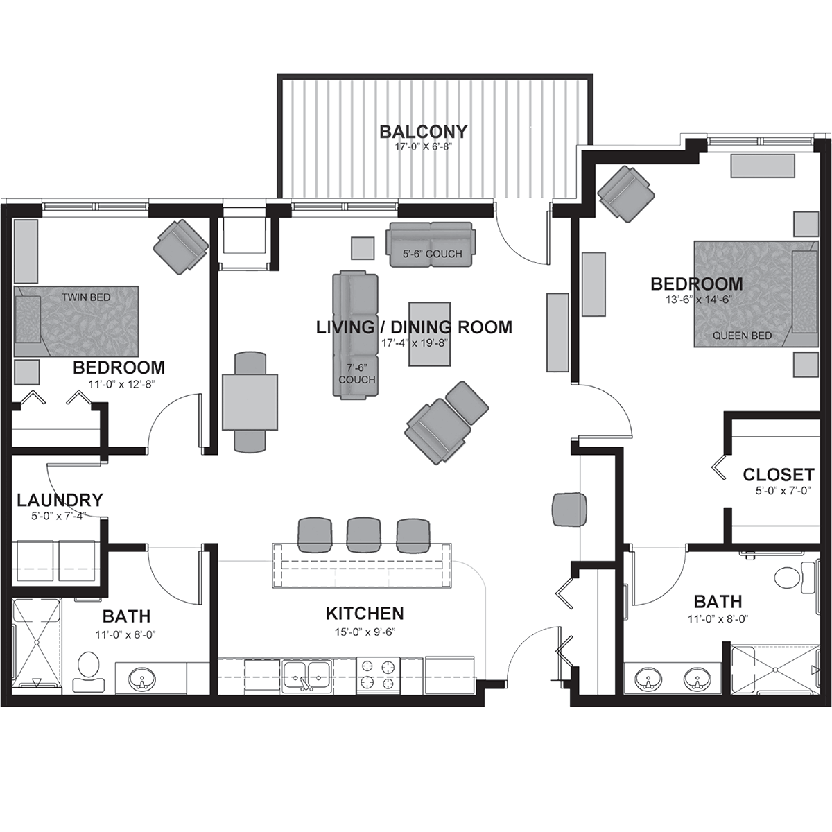 redtail floor plan