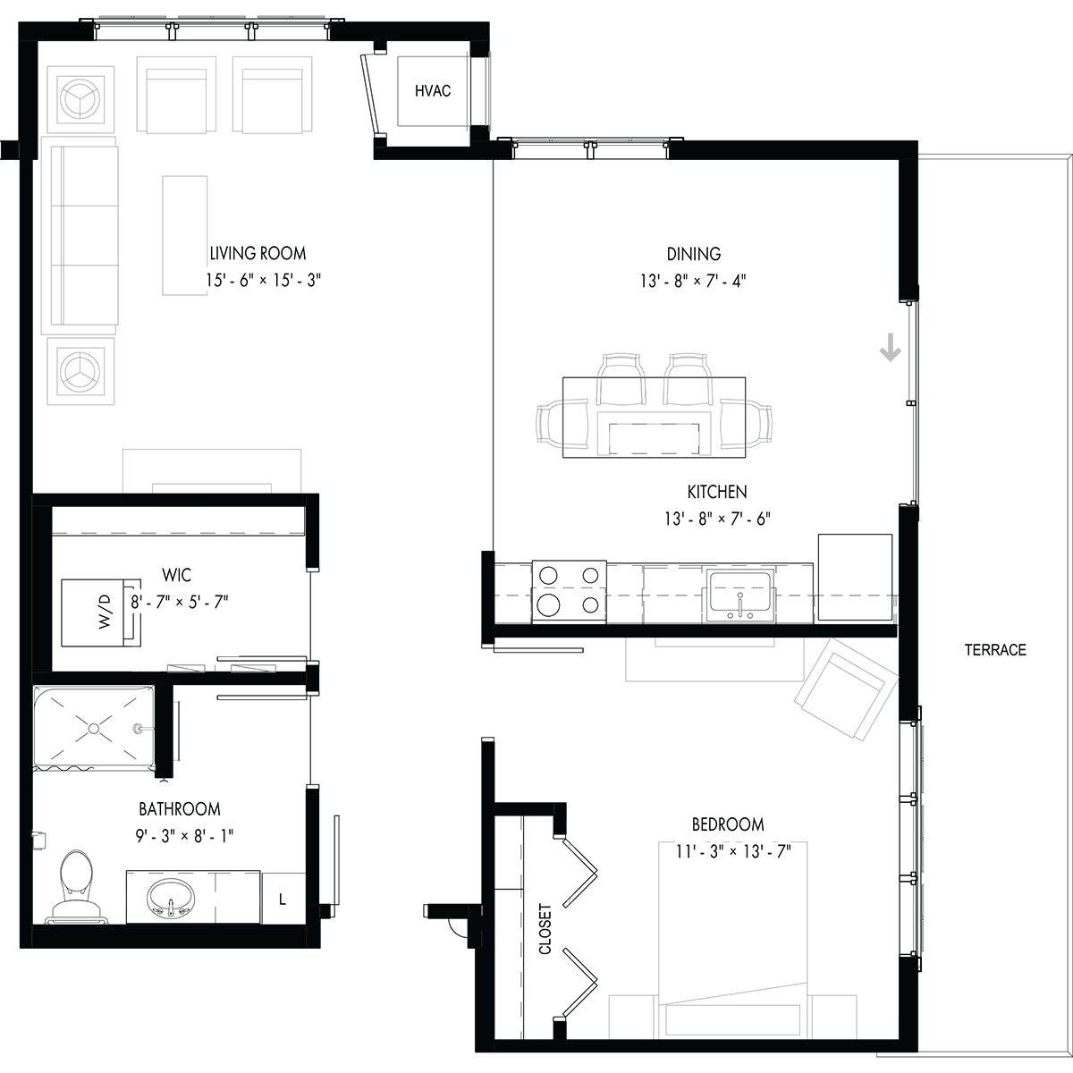 fort pitt floor plan