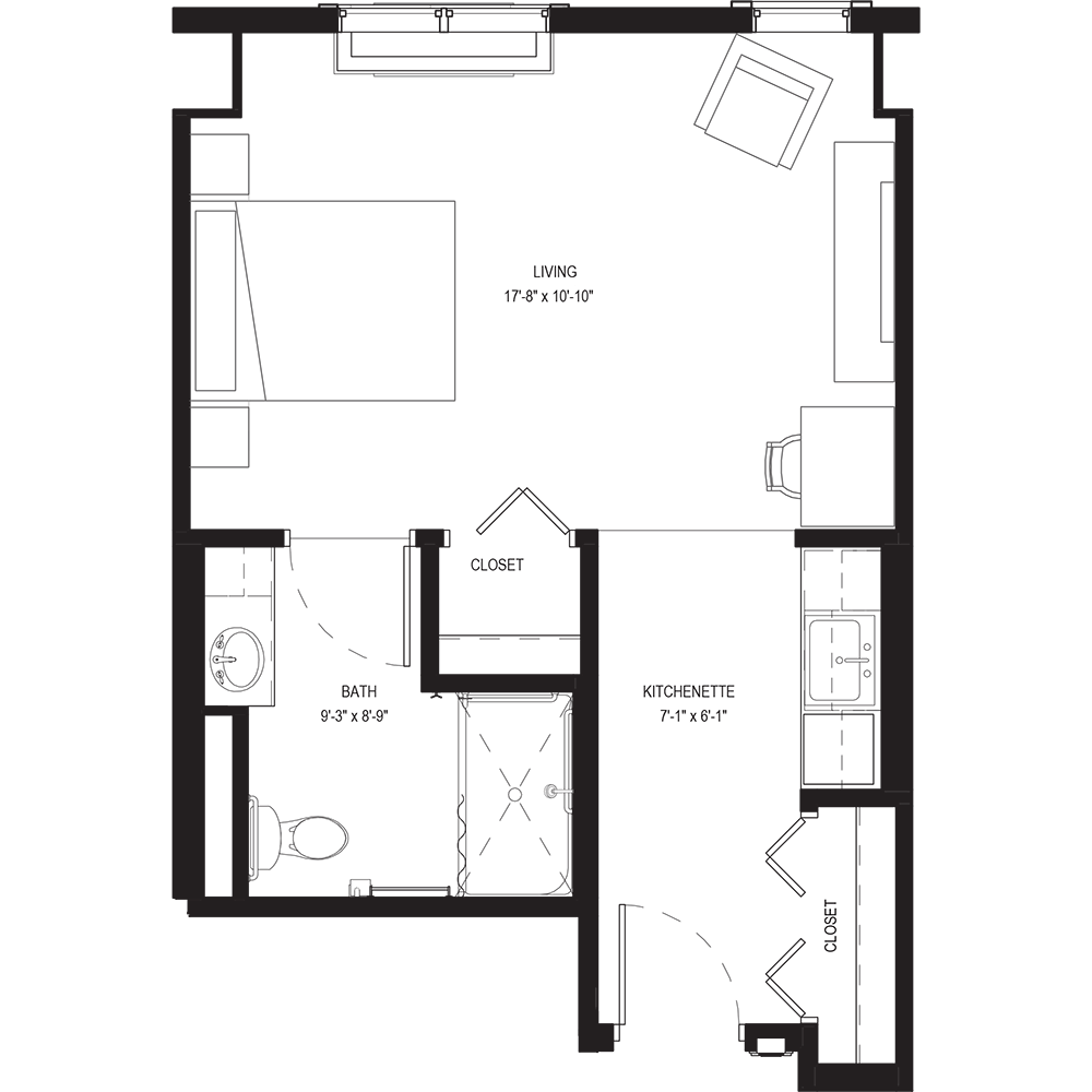 walker floor plan