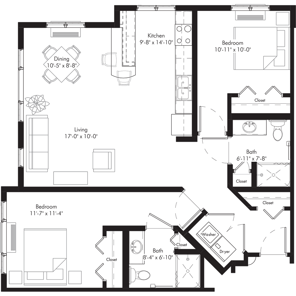 northern floor plan