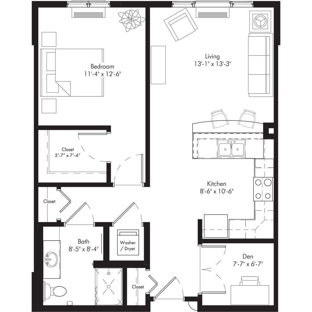 salmon floor plan