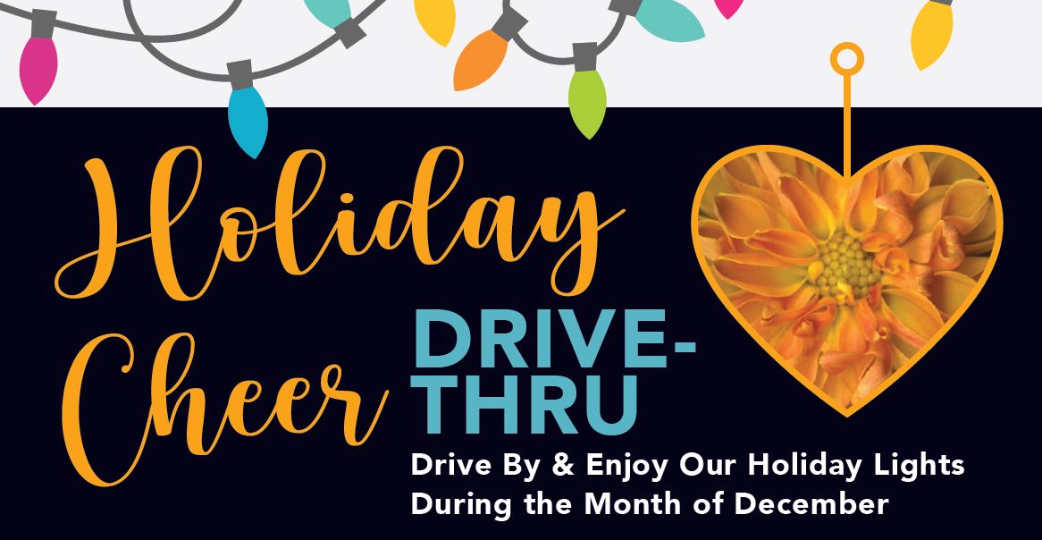 holiday drive thru drive by & enjoy our holiday lights during the month of december