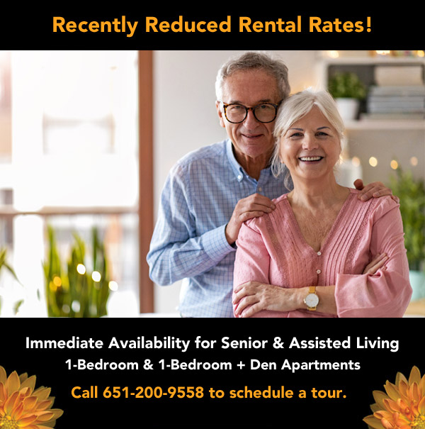 Reduced Senior Living Rental Rates