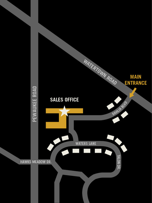 The Waters of Pewaukee Sidebar Map