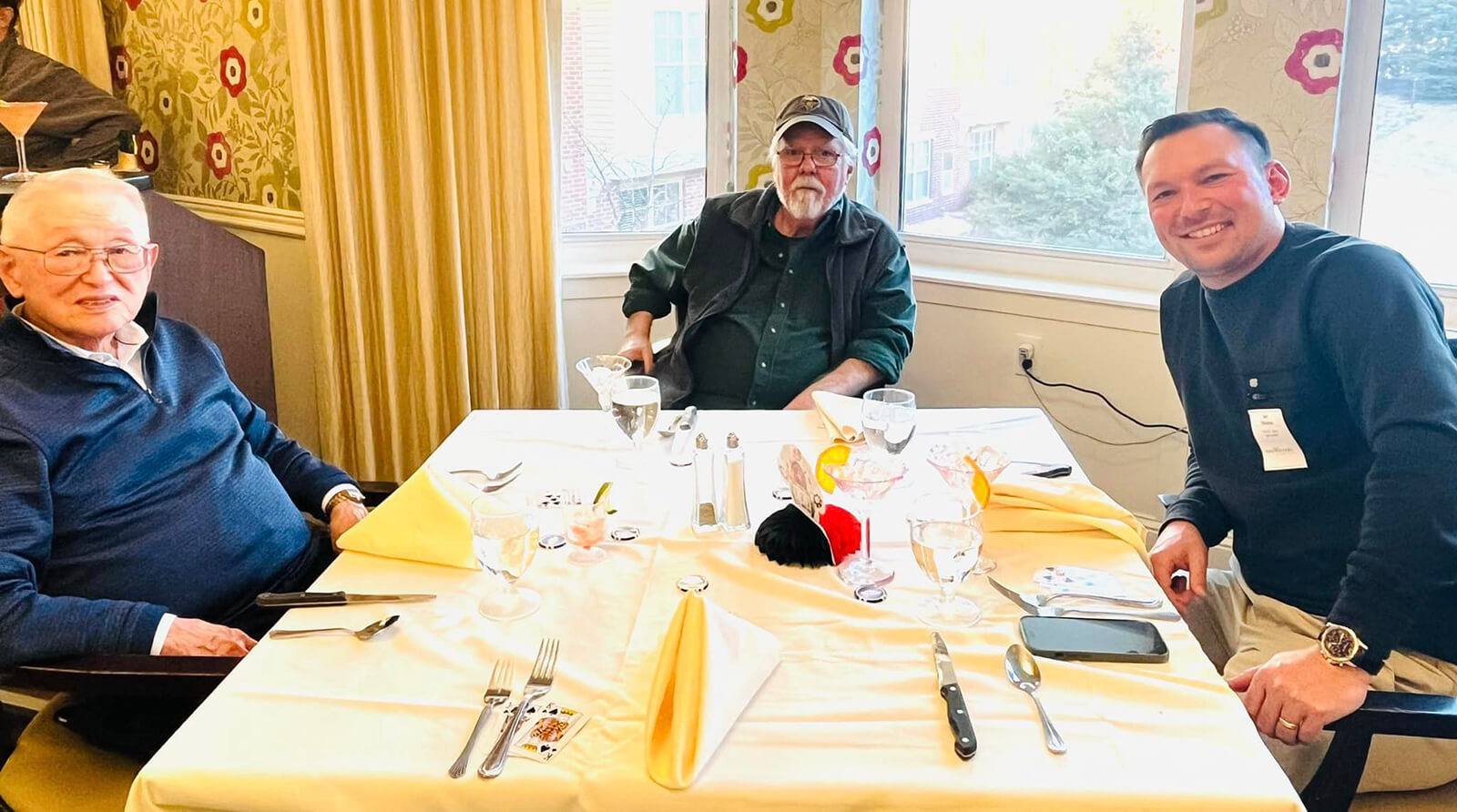 Residents dining together at The Waters of Eden Prairie senior living facility.